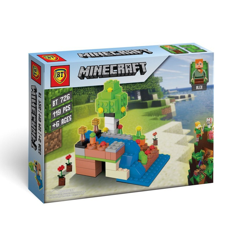 لگو ماینکرفت متوسط کد LEGO bt 725-730