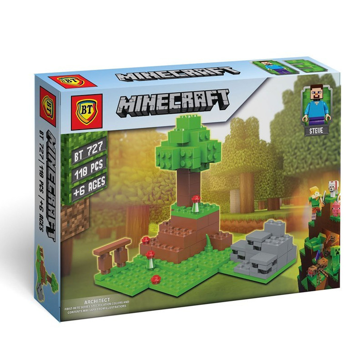 لگو ماینکرفت متوسط کد LEGO bt 725-730