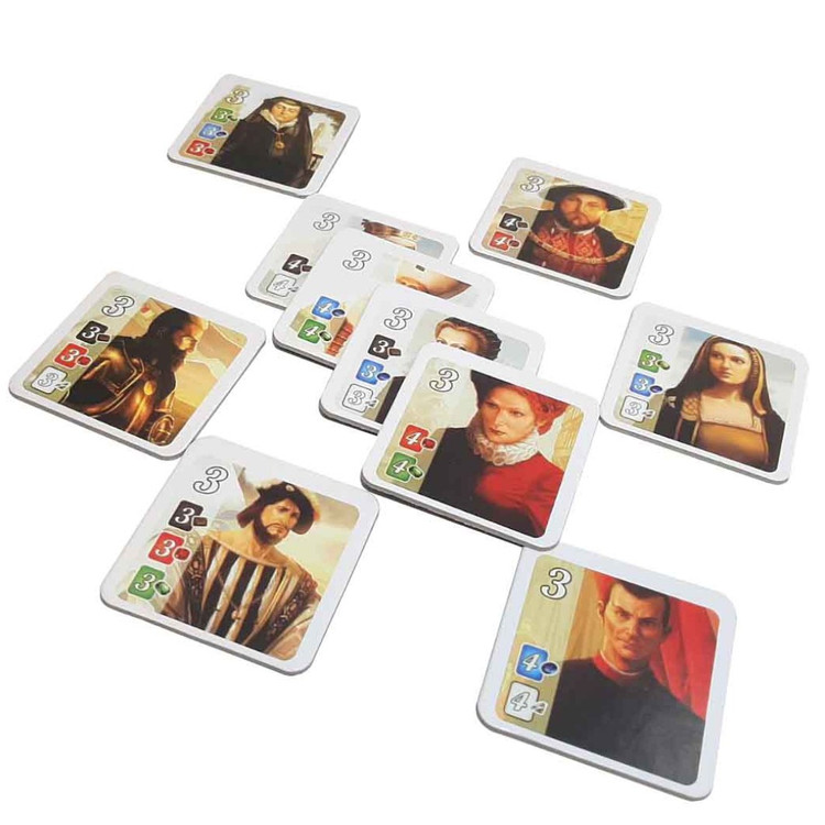 بازی فکری اسپلندور 6 نفره کهربا splendor جعبه ابی کد