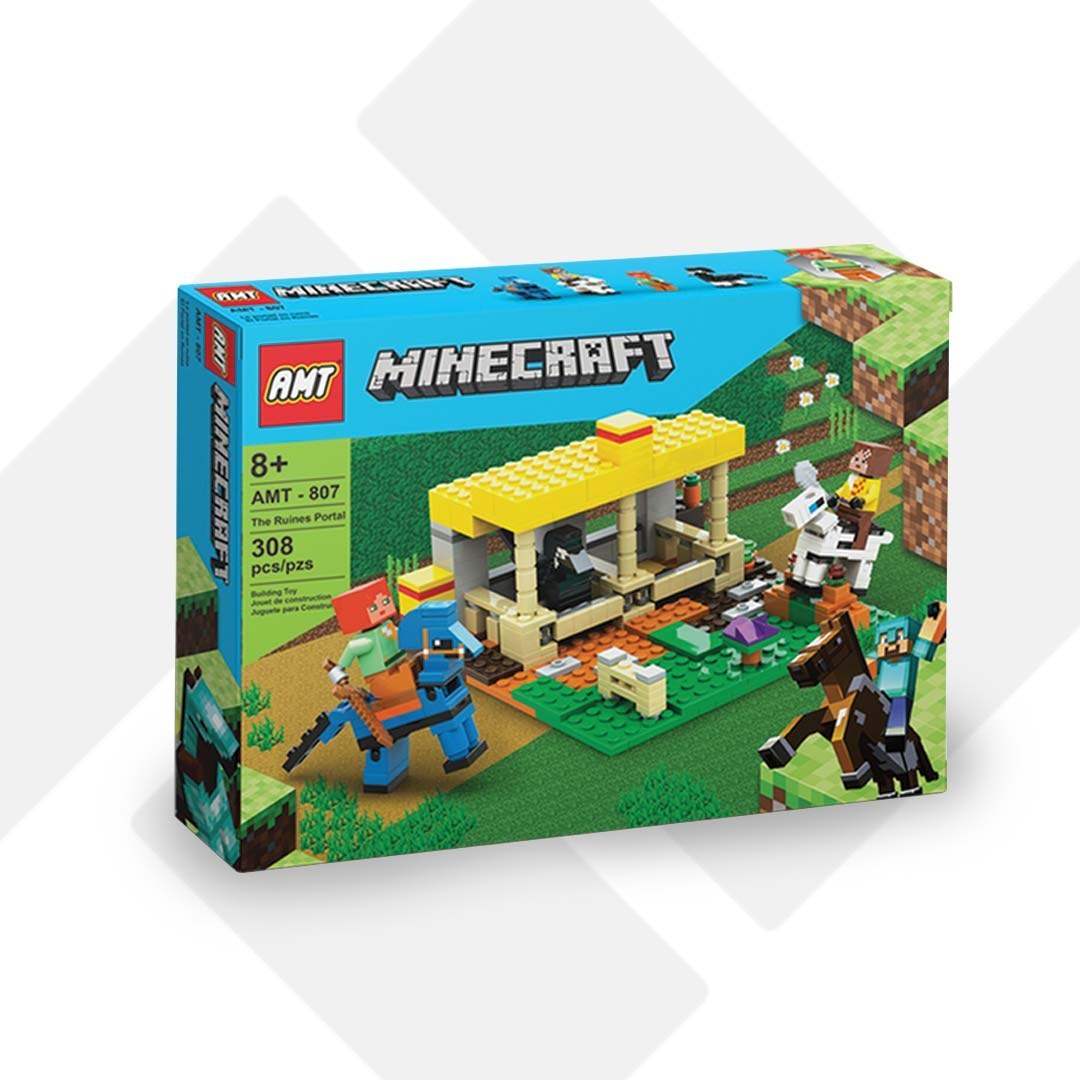 لگو ماینکرفت اصطبل اسب 308 قطعه مدل LEGO AMT807 کد 807807