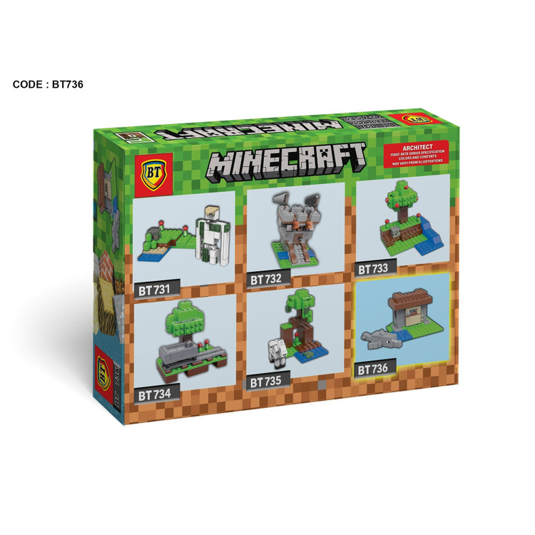 لگو ماینکرافت به همراه ادمک 87 قطعه کد BT736 شماره 6 - کد 736 LEGO