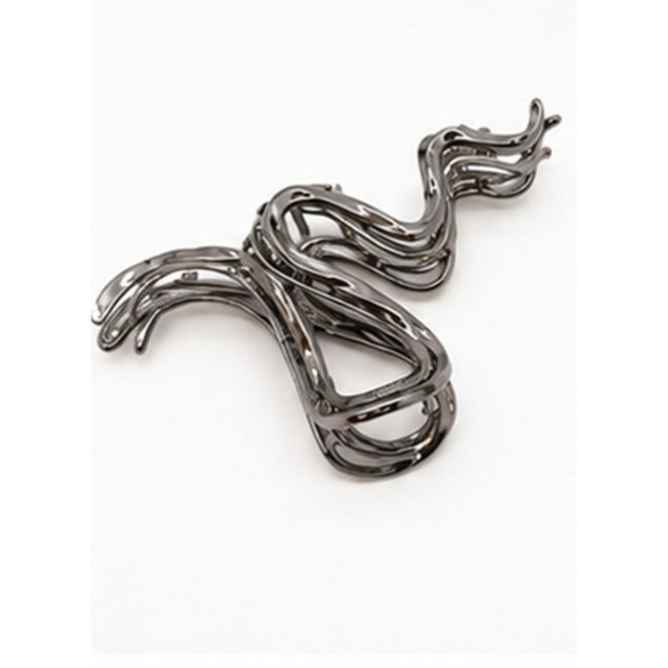 گیره مو فلزی گل پیچک موج دار ( کلیپس مو ) کد 5207