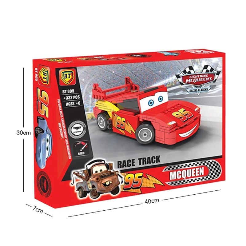 لگو ماشین مک کویین بزرگ 332 قطعه BT 895 LEGO