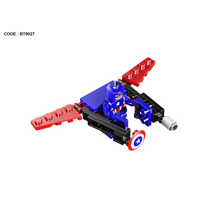 لگو کاپیتان آمریکا همراه سفینه مارول 35 قطعه LEGO BT9027