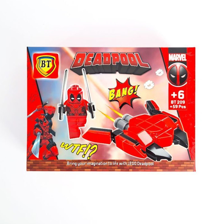 لگو ددپول در تنوع مدل BT 209-216 LEGO