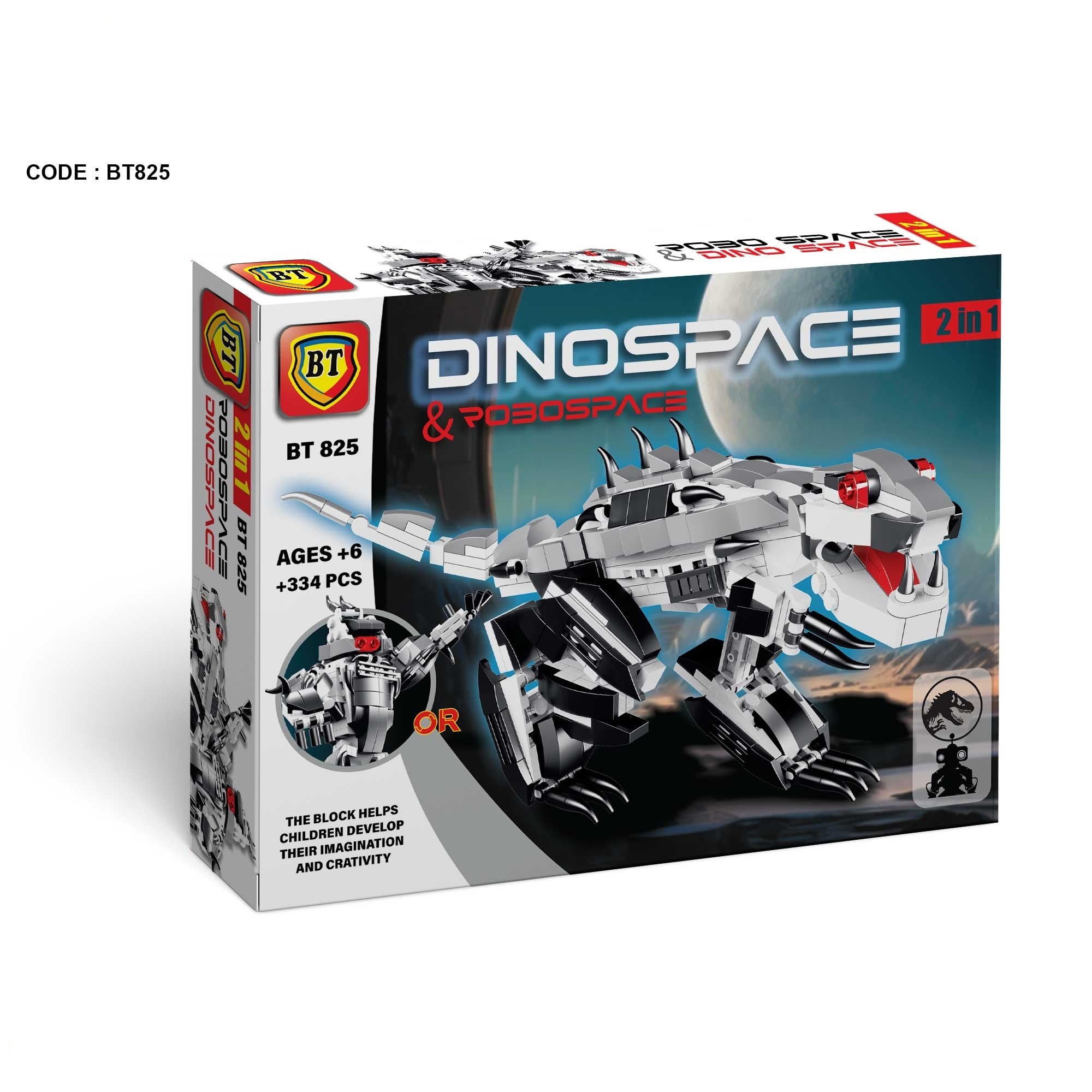 لگو دایناسور و ربات دو حالته تبدیل شونده بزرگ 334 قطعه BT825 LEGO