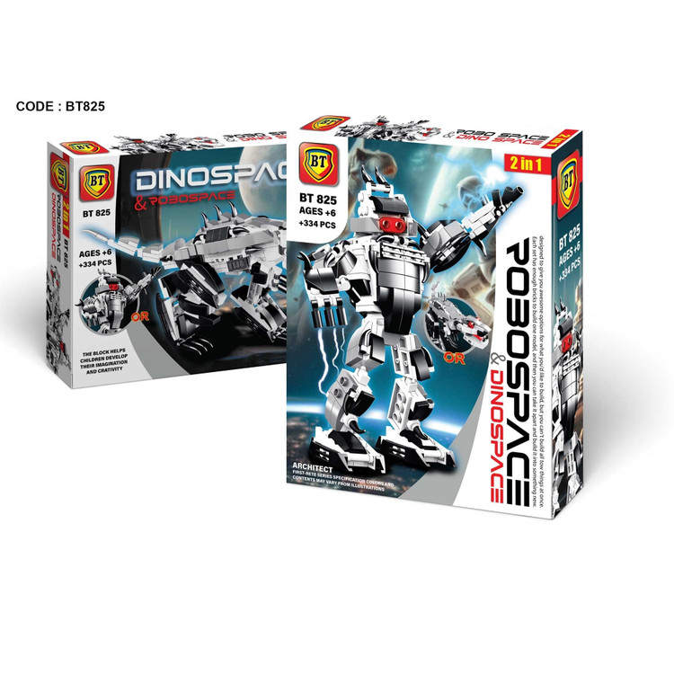لگو دایناسور و ربات دو حالته تبدیل شونده بزرگ 334 قطعه BT825 LEGO