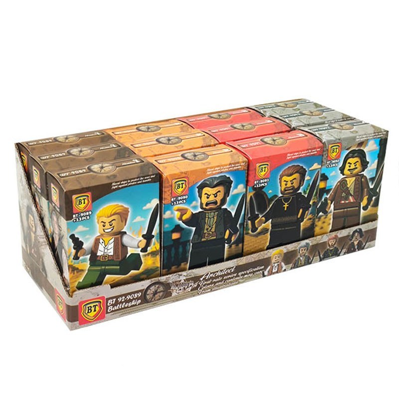 لگو آدمک مینی فیگور دزدان دریای کاراییب BT 9089-92 LEGO