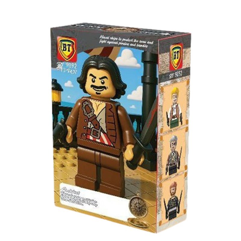 لگو آدمک مینی فیگور دزدان دریای کاراییب BT 9089-92 LEGO