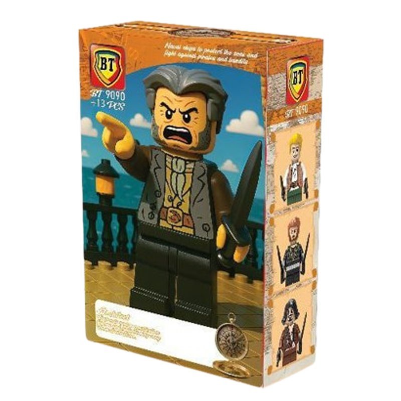 لگو آدمک مینی فیگور دزدان دریای کاراییب BT 9089-92 LEGO