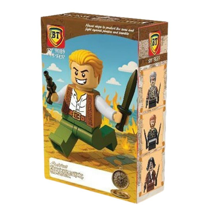 لگو آدمک مینی فیگور دزدان دریای کاراییب BT 9089-92 LEGO