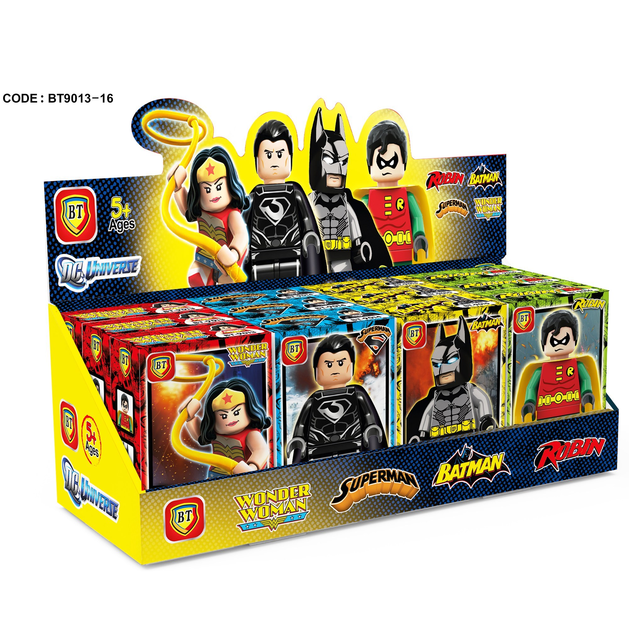 لگو آدمک شخصیتی قهرمانان 4 مدل LEGO کد BT9013-16