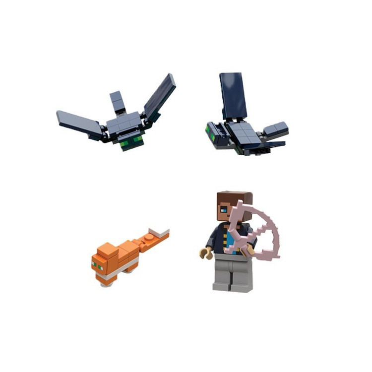 شهر لگو ماینکرفت مدل برج های آسمان 686 قطعه LEGO کد AMT808