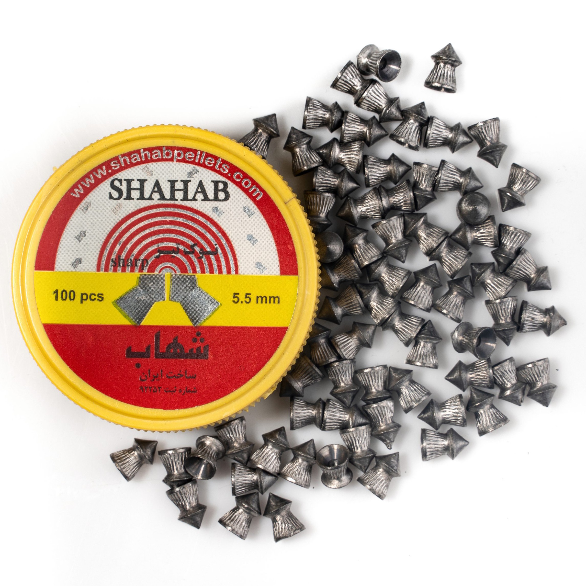 ساچمه تفنگ سایز 5.5 مارک درجه یک تیر تفنگ بادی