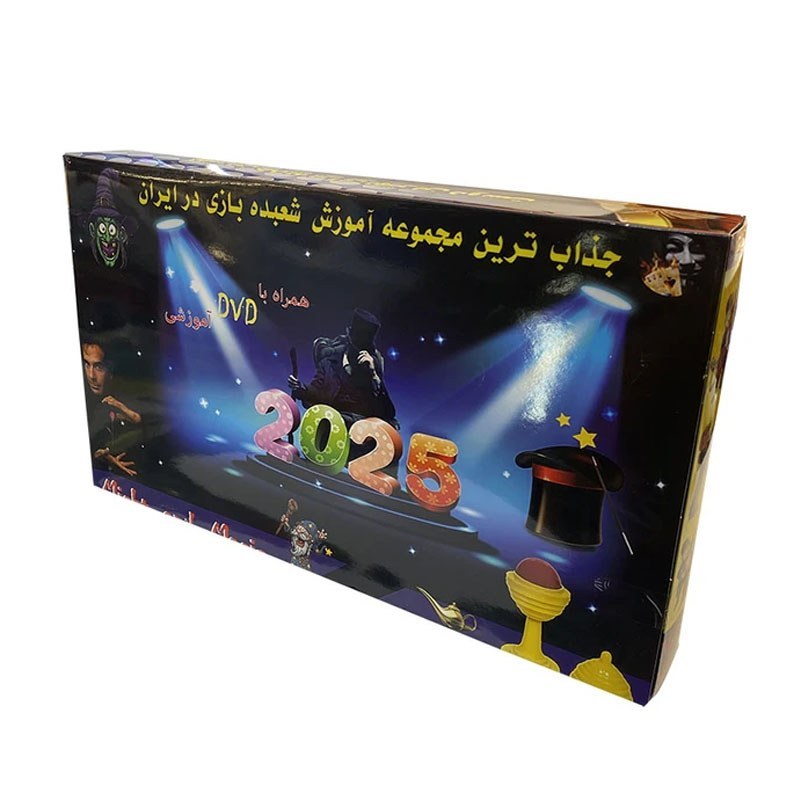 پک شعبده بازی 28 بازی با cd اموزشی جعبه مشکی 698 کد282828