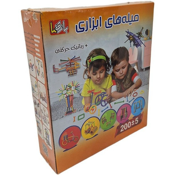 میله ابزاری هزار سازه 200 قطعه بازی فکری میله های ابزاری بازیتا کد 135