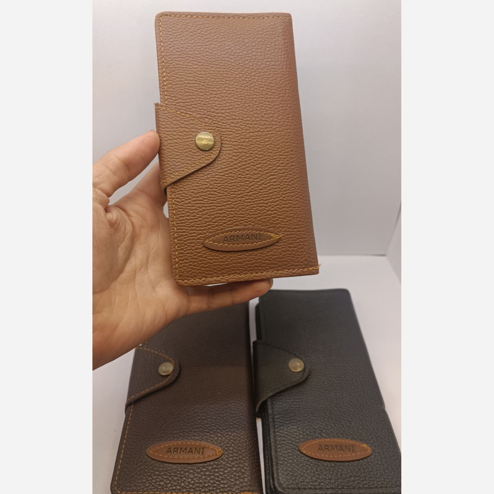 کیف پول پالتویی ارمانی کد 4053