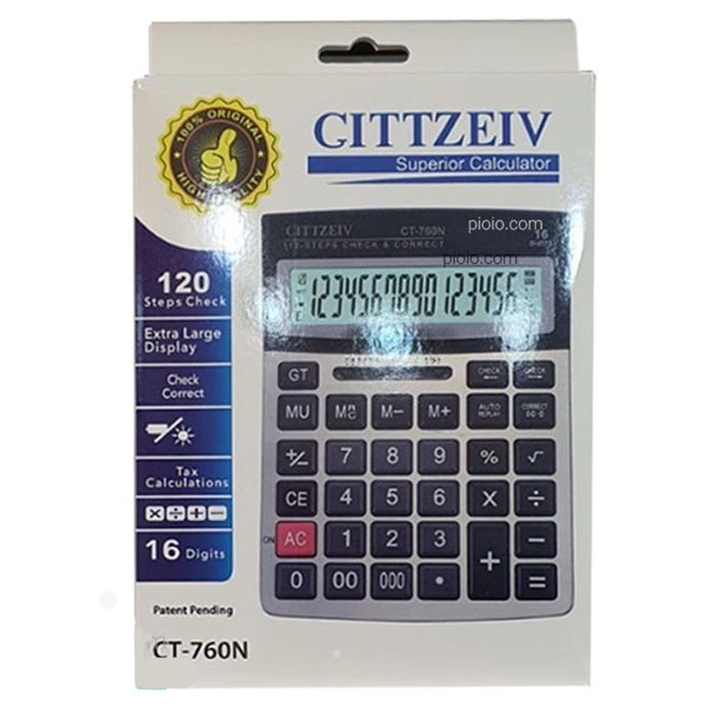ماشین حساب سیتیزن مدل CT-760N کد 88164981608