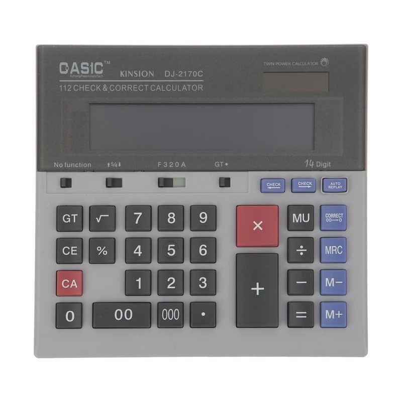 ماشین حساب کاسیو مدل DJ-2170C کد 50136121701