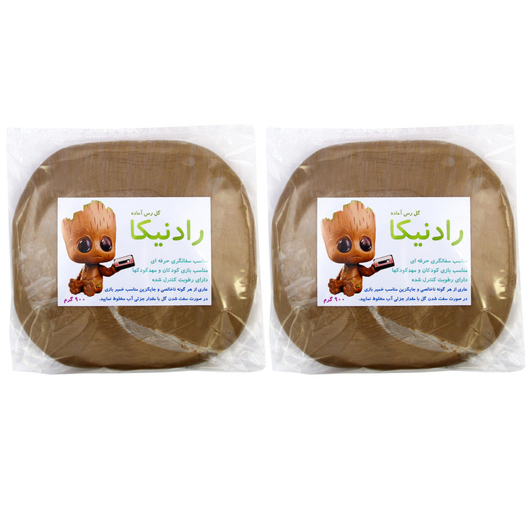 گل سفالگری رادنیکا مدل گروت بسته 2 عددی کد2