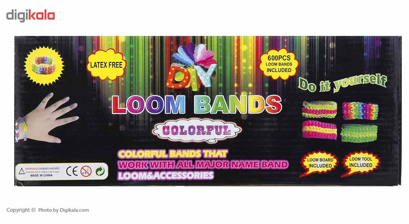 ست اسباب بازی جواهر سازی 600 تکه مدل Colorful فانی بافت