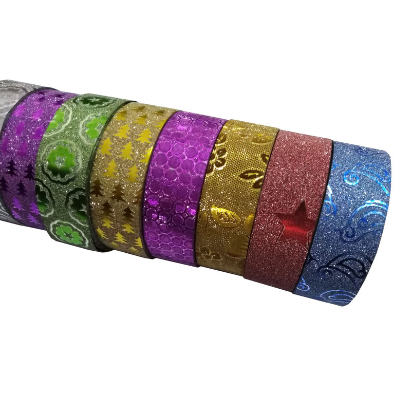 چسب نواری کد 08 عرض 1.5 سانتی متر مجموعه 10 عددی