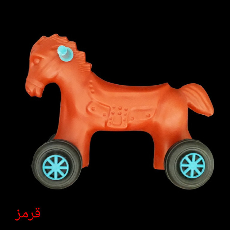 چهار چرخه طرح اسب راکب خروس و حیوانات
