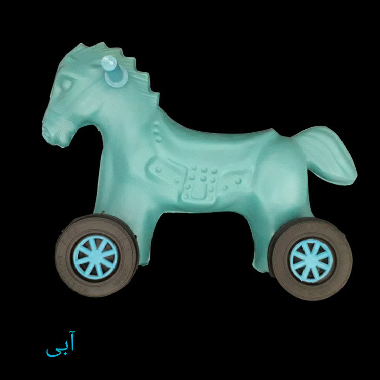 چهار چرخه طرح اسب راکب خروس و حیوانات