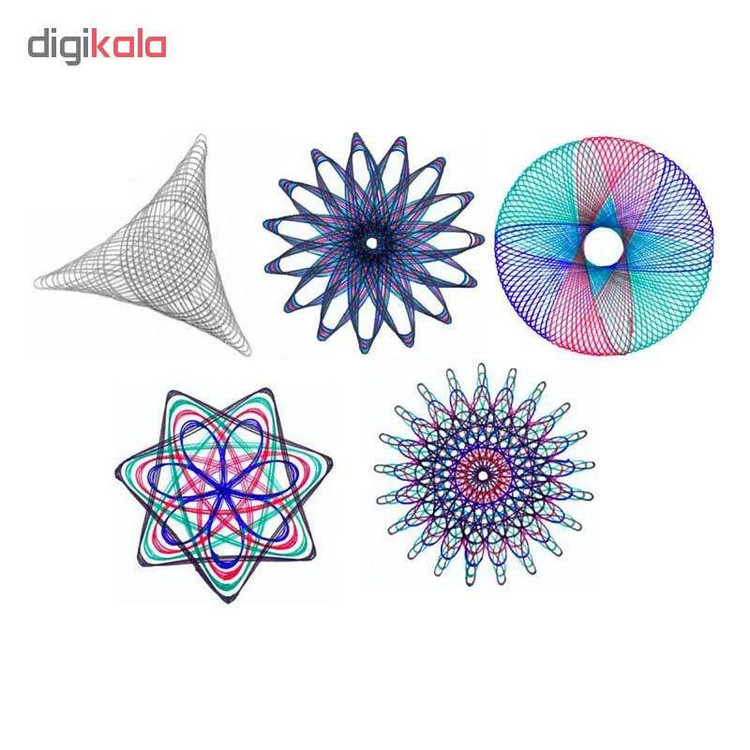 خط کش دوایر مدل جادویی