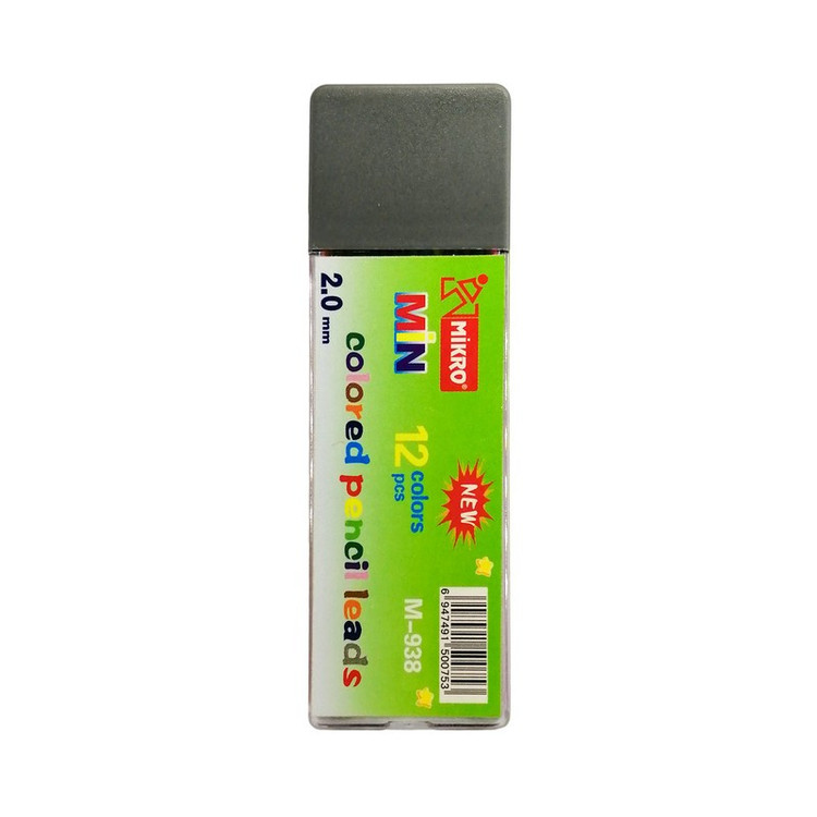 نوک مداد نوکی 2 میلی متری میکرو مدل M-938 نوک رنگی