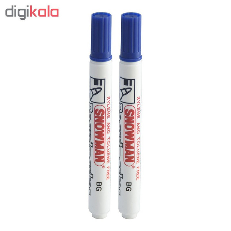 ماژیک وایت برد اسنومن مدل BG-12 بسته 2 عددی