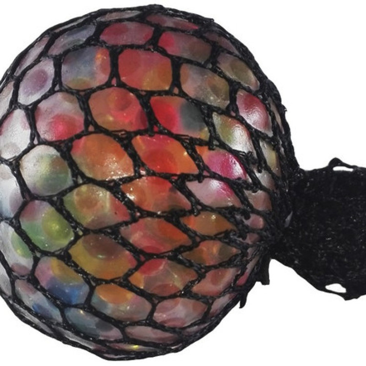 توپ بازی ضد استرس مدل Large Gel Bullets Mesh Squish Ball