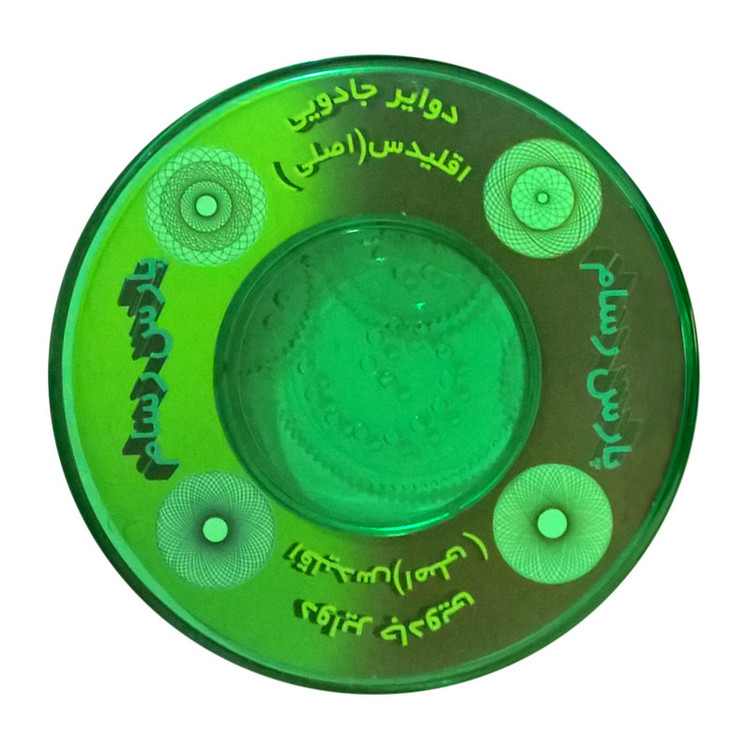 شابلون پارس رسام مدل دوایر کد PC01 مجموعه 6 عددی