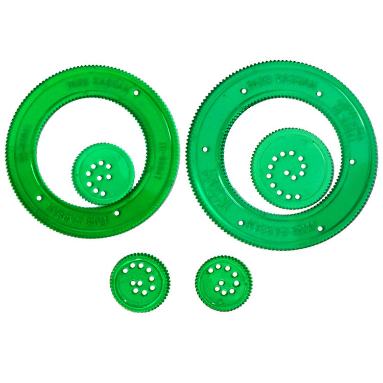 شابلون پارس رسام مدل دوایر کد PC01 مجموعه 6 عددی