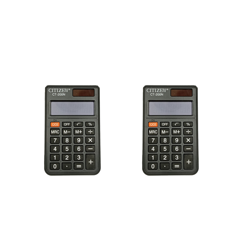 ماشین حساب جیبی سیتی زن مدل CT-200N بسته دو عددی
