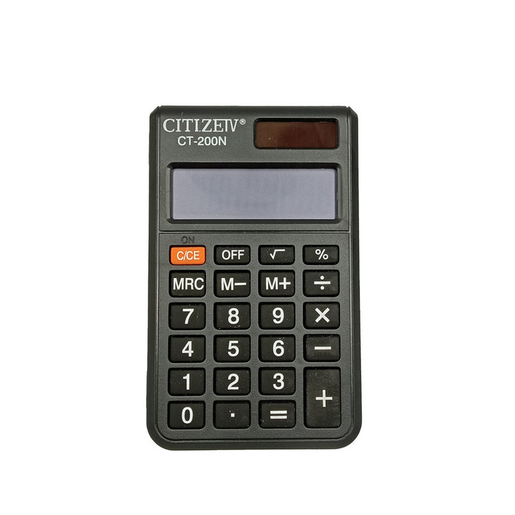 ماشین حساب جیبی سیتی زن مدل CT-200N بسته دو عددی