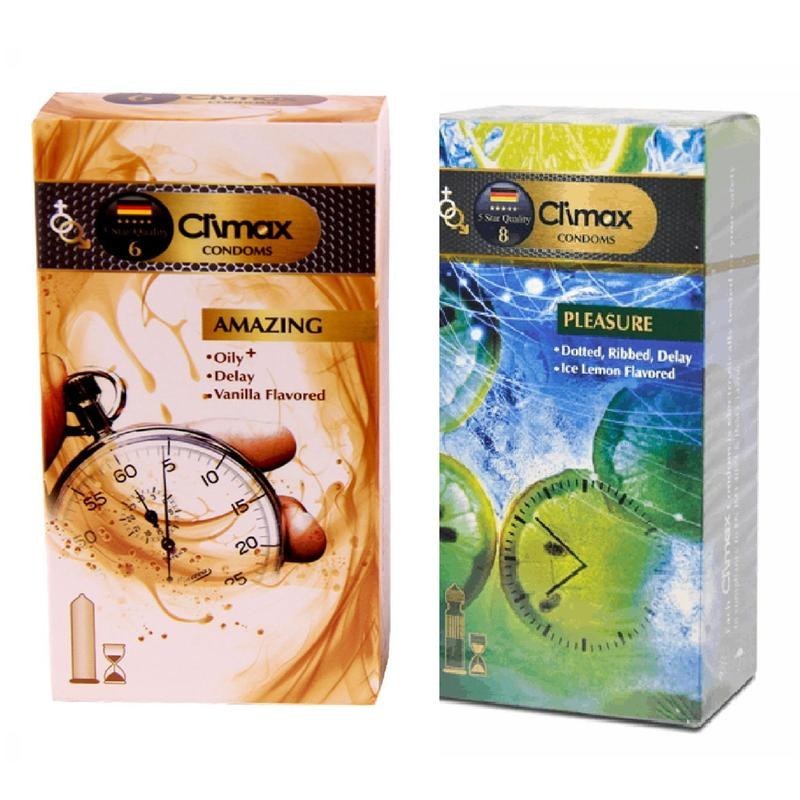 کاندوم مدل کلایمکس بسته 12 عددی