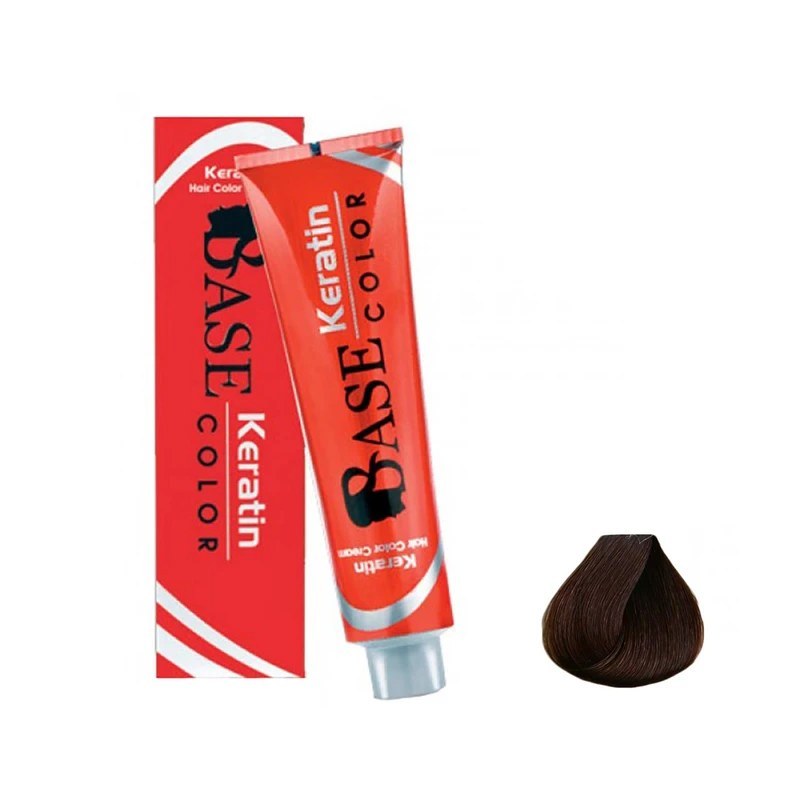 رنگ مو بیس کالر مدل کراتین شماره 5.76 حجم 125 میلی لیتر کد T4