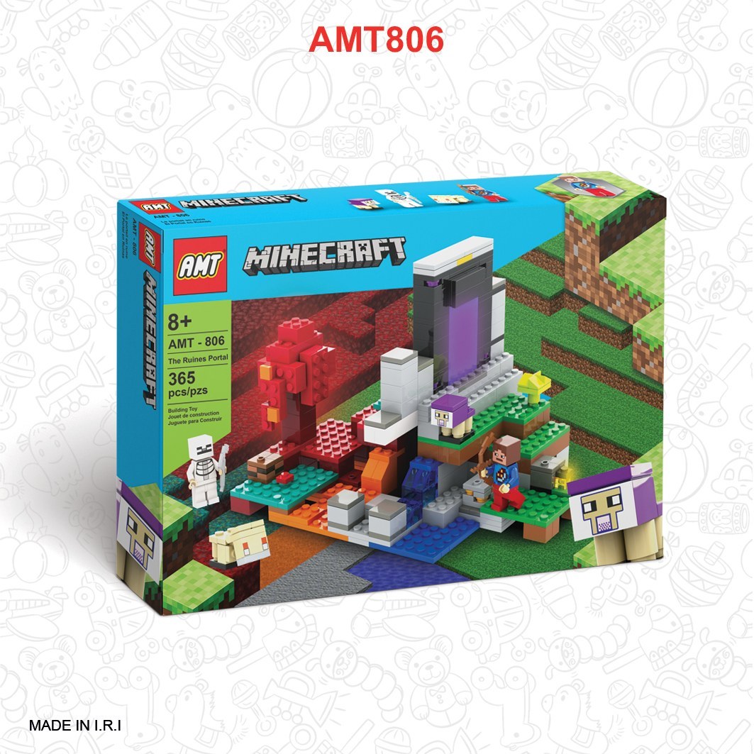 لگو ساختنی ماینکرافت مدل 365 قطعه AMT806
