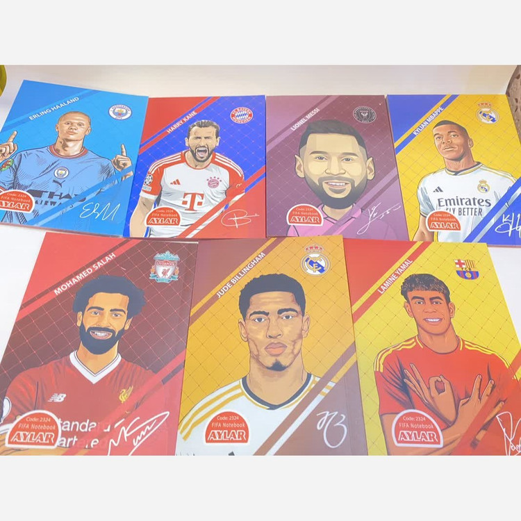 دفترچه یادداشت فوتبالی ته چسب حاشیه دار ایلار کد 2324