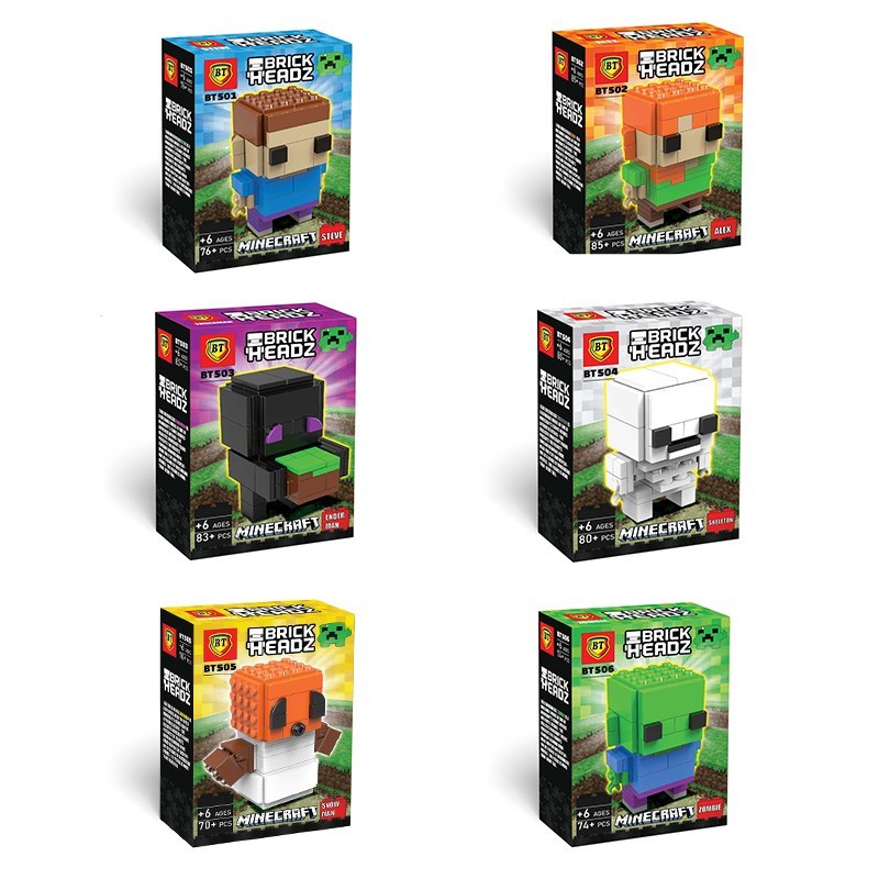 لگو ماینکرفت بریک هدز LEGO BT501- 6