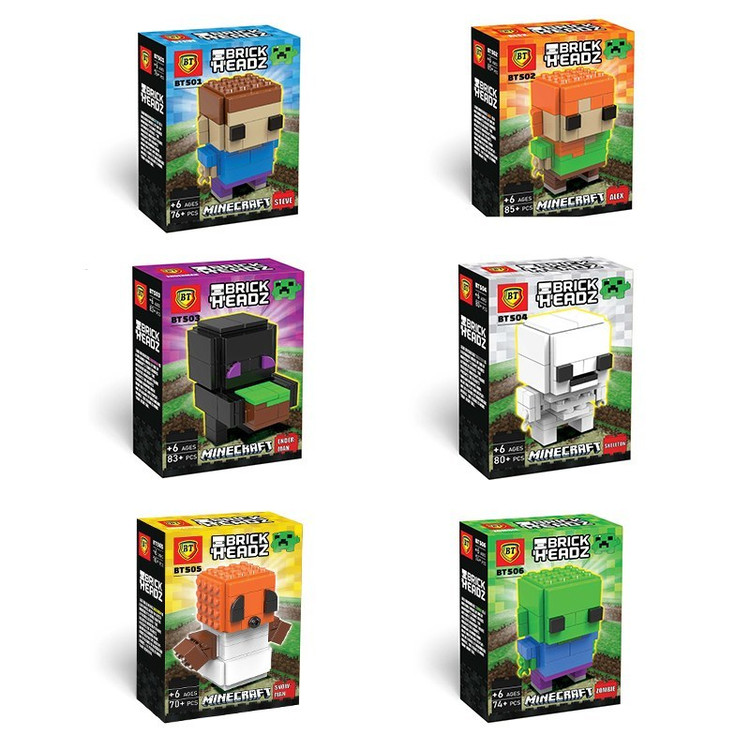 لگو ماینکرفت بریک هدز LEGO BT501- 6