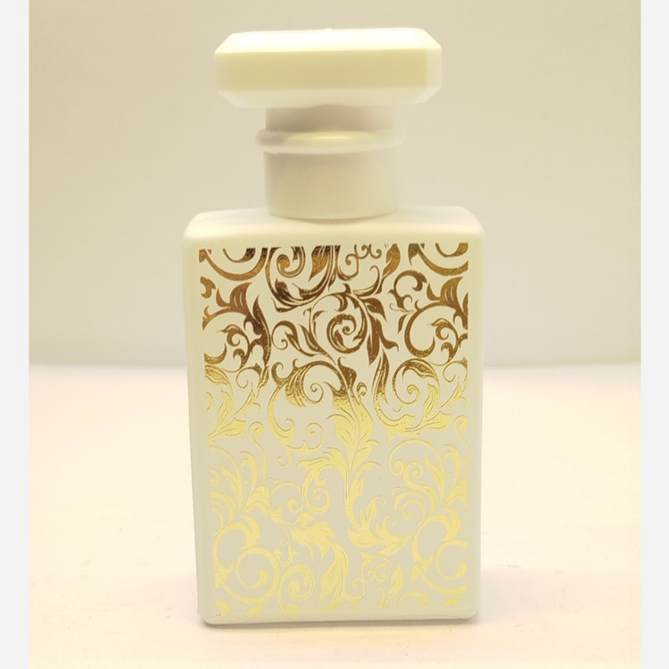 شیشه خالی ادکلن شیشه عطر اسپری 30 میل طرح طلاکوب کد4625
