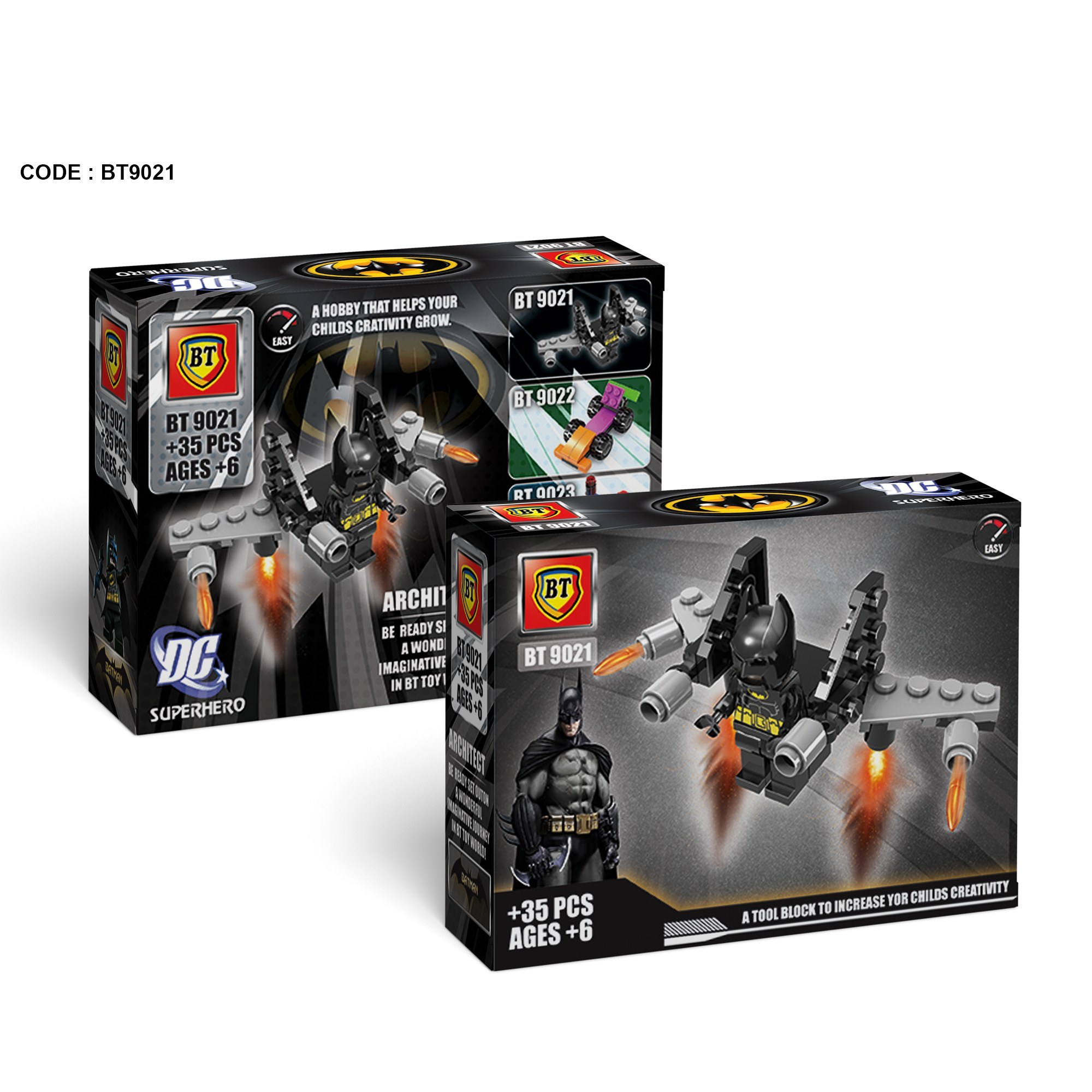 لگو ساختنی قهرمانان دی سی وسیله دار BT9021-4 LEGO