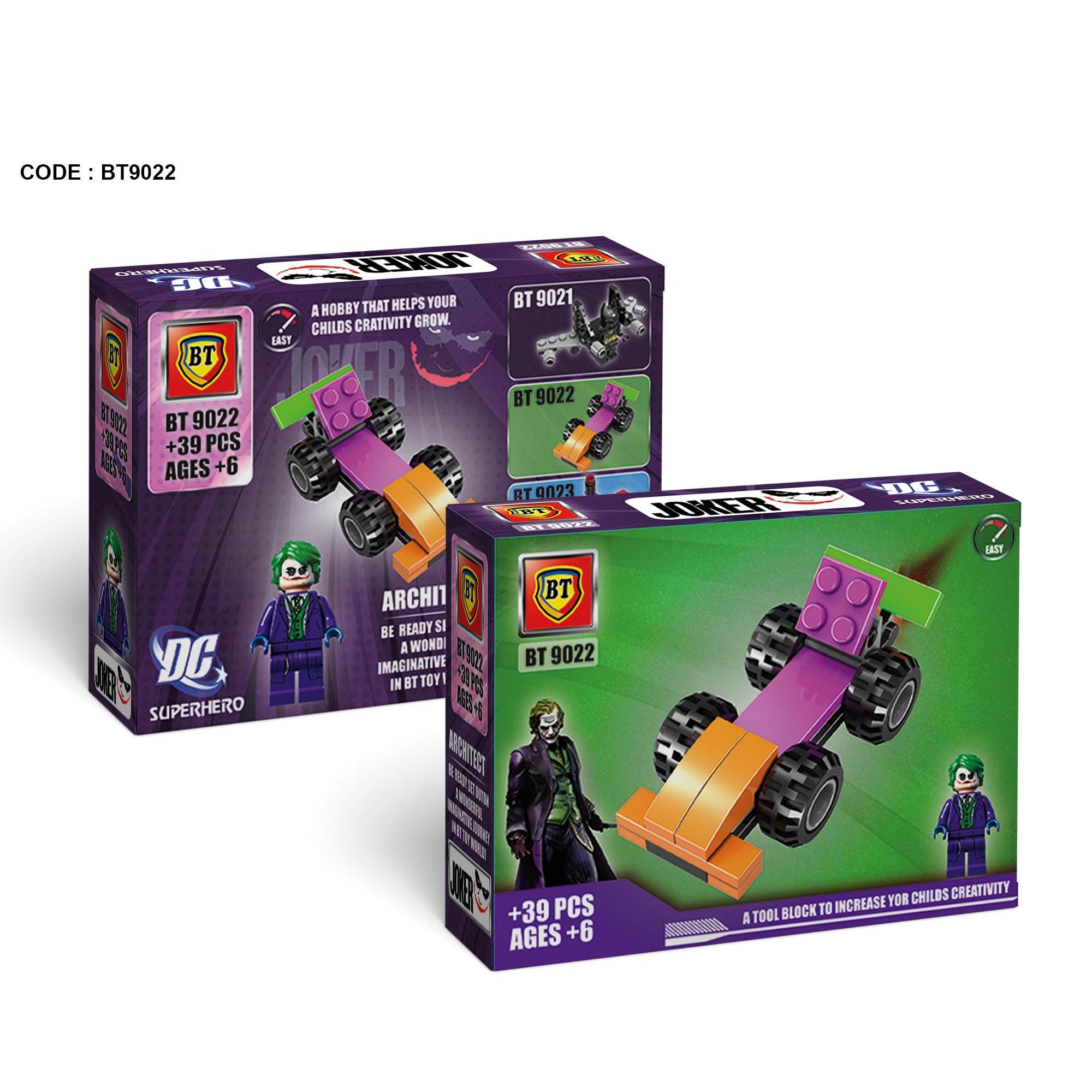 لگو ساختنی قهرمانان دی سی وسیله دار BT9021-4 LEGO