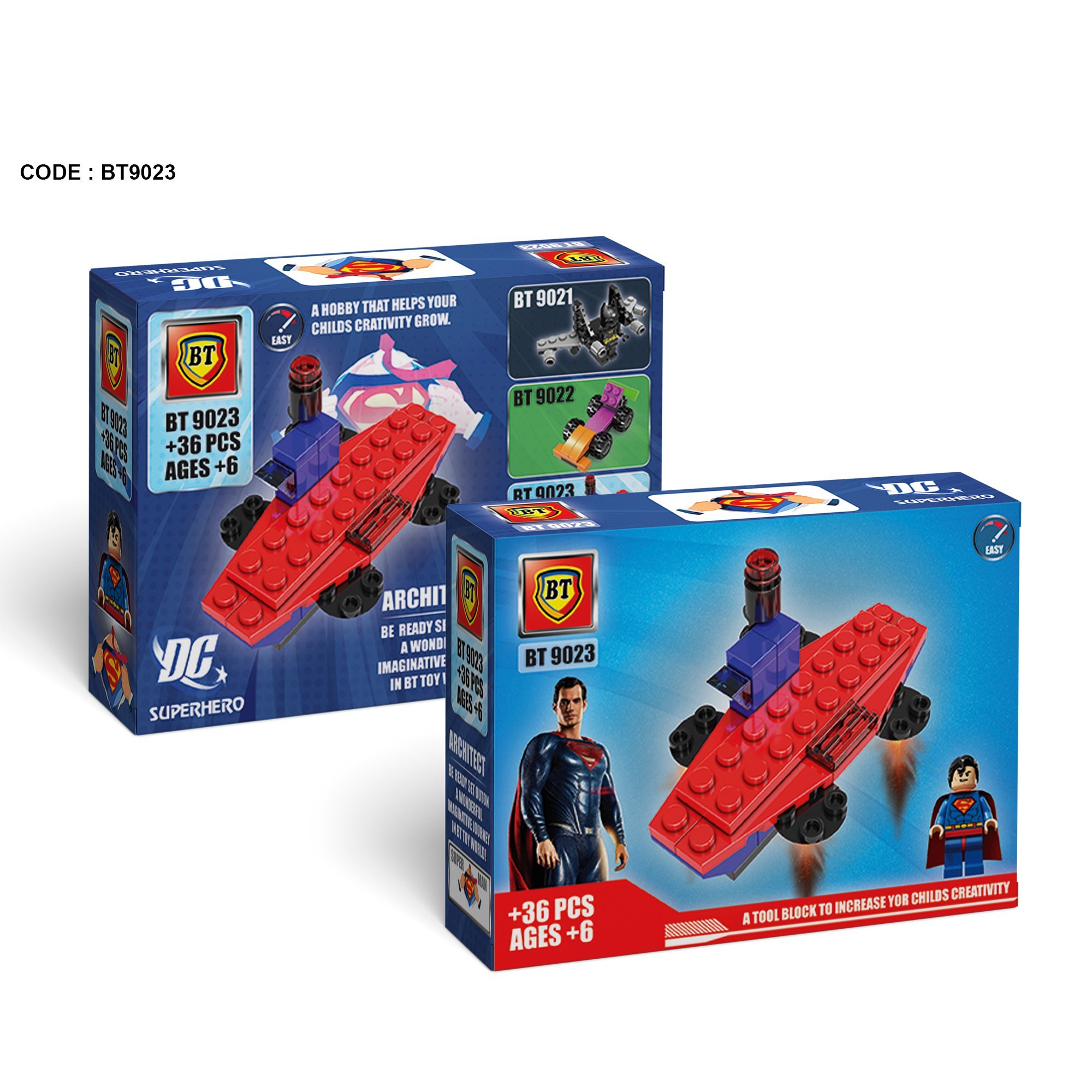 لگو ساختنی قهرمانان دی سی وسیله دار BT9021-4 LEGO