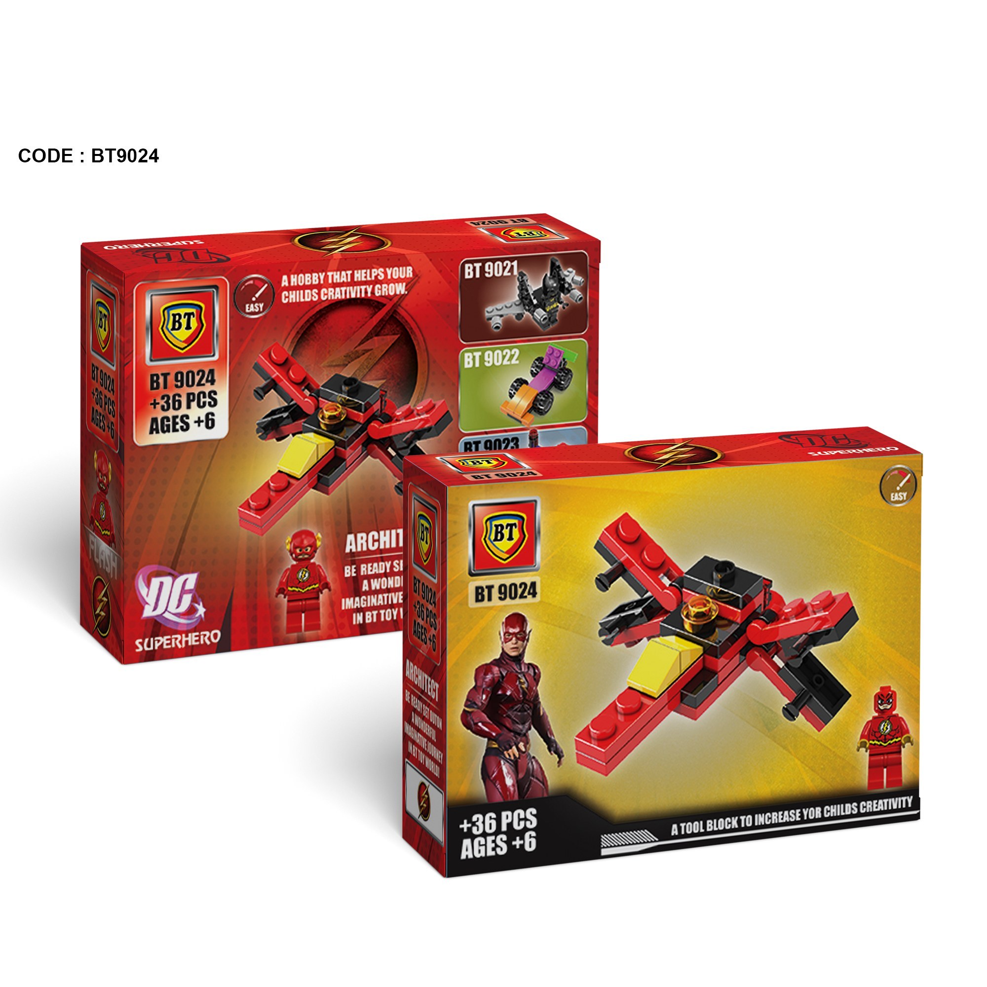 لگو ساختنی قهرمانان دی سی وسیله دار BT9021-4 LEGO