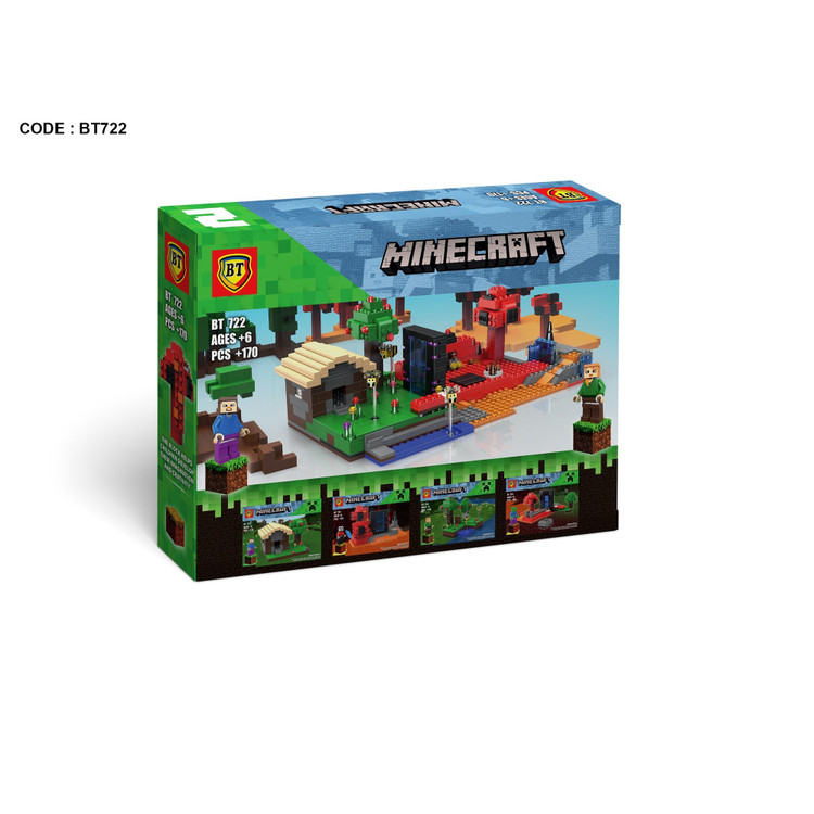 لگو ساختنی ماینکرفت 170 قطعه مدل BT722 جهنم - شماره 2 LEGO
