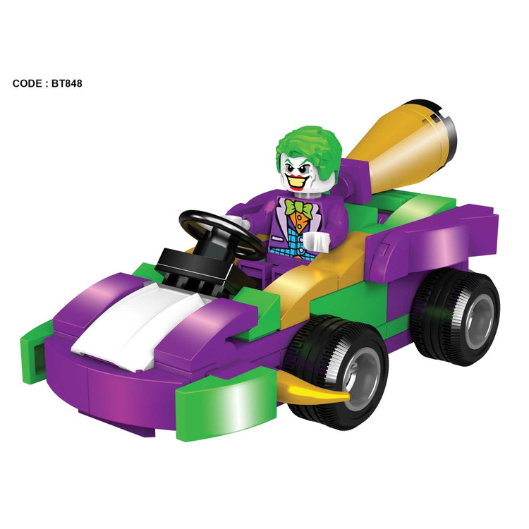 لگو تبدیل شونده جوکر دوحالته ماشین و ربات 222 قطعه کد BT848 شماره 3 دی سی LEGO