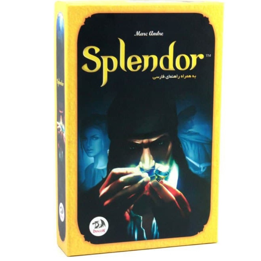 بازی فکری اسپلندور splendor کهربا 4 نفره جعبه زردکد177551458732